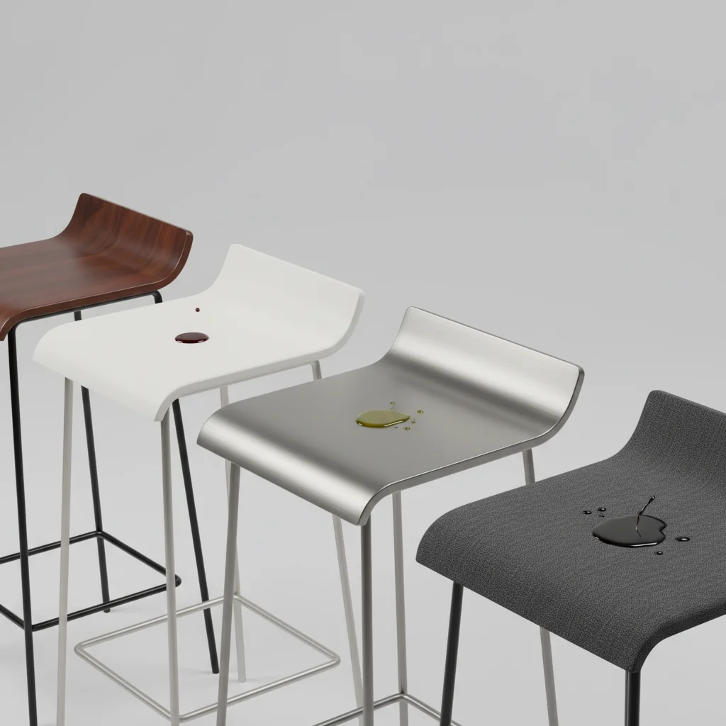 Bar Stool Finishes: Which Materials Resist Stains Best?